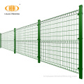 PVC kaplı 3D kavisli kaynaklı tel örgü çit